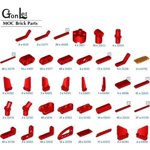 623Pcs/lot High-Tech Truck Tractor Truck Trailer MOC-2475 MOC Building Blocks Bricks Replacement Kit Parts