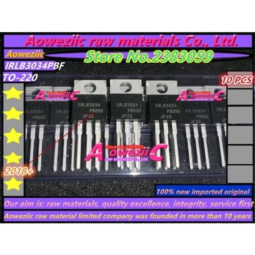 Aoweziic 2018+ 100% new imported original IRLB3034 IRLB3034PBF LB3034 TO-220 power tubes, MOS tube Rectifiers