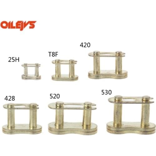 Car styling Golden Motorcycle Chain Buckle Ring Link 25H# T8F# 420# 428# 520# 530# dropshipping