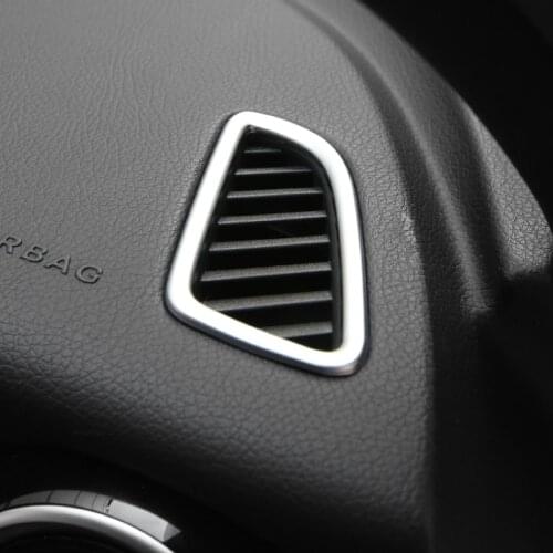 For Mercedes Benz GLC Car air conditioner Outlet decoration panel cover trim Stainless steel auto accessories styling