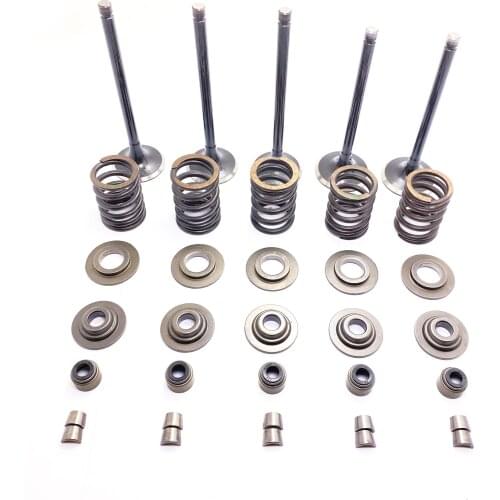 Engine rebuild Valve Spring Seat Seal Stem Clip Kit Set 5KM-12111-00-00 Fit Grizzly 660 2002-2008