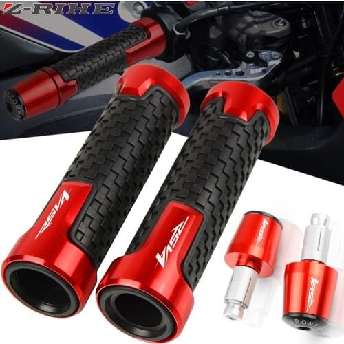 Motorcycles Handlebar knobs Hand Grips Handle Bar End Cap Plug FOR Aprilia RSV4 FACTORY 2010 2012 2013 2014 2015 2016 2017 2018