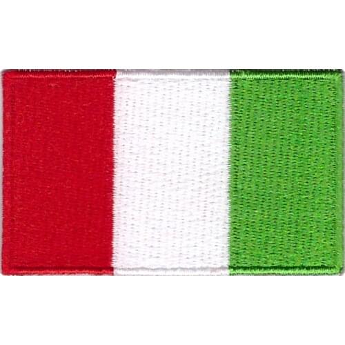 Italy flag patch Football match flags custom made football flags