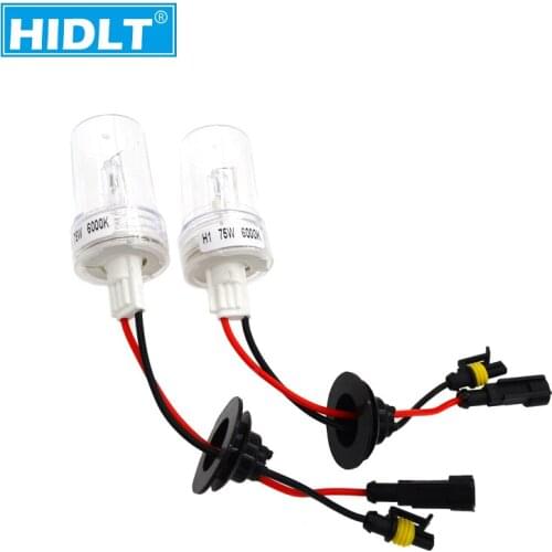 HIDLT 2PCS AC 12V 100W 75W 150W Xenon Bulbs H7 H1 H3 H11 9005 HB3 9006 HB4 D2H 4300K 5000K 6000K 8000K Auto Car Light Bulb Lamp