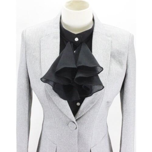 Linbaiway White Black Stand Fake Collar Women Autumn Half Shirt Tops False Collar Detachable Collars Neck Ties Nep Kraagie