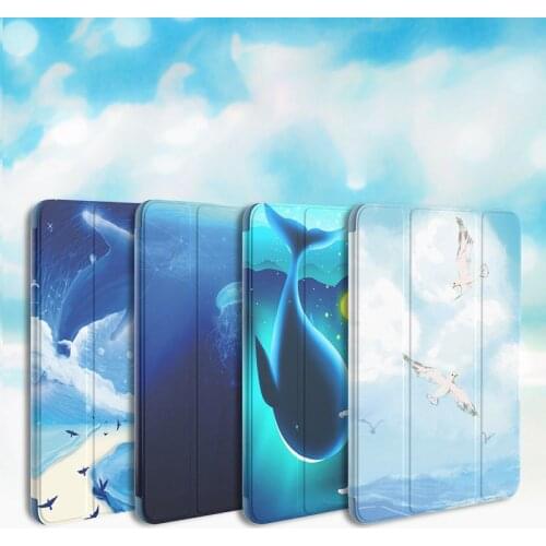 Flip Stand Magnet Smart Case Funda Cover For Ipad Pro 12.9 2015 2017 Case Cover with Pencil Holder A1670 A1671 A1584 A1652 A1821