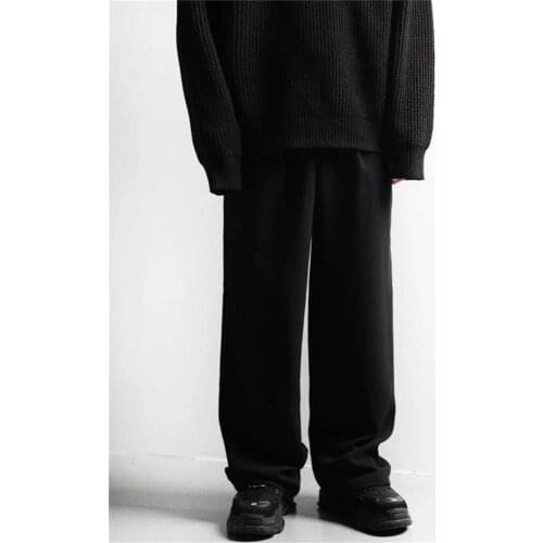 Mens suits mens pants Korean fashion loose wide leg pants casual pants fashion personality popular large size suit pants