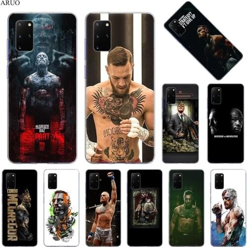 Phone Case For Samsung S20 Ultra S10 Lite S9 S8 Conor Mcgregor boxing Cover for Samsung Note 20 10 Pro 9 8 Soft Silicone Cases