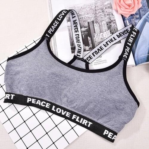 Girls Underwear Teenage Training Bra For Girl Sports Bra Top For Teens Adolescente Lingerie bra for teenage girl