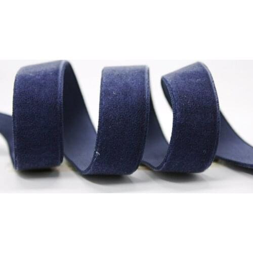 7/8" 22mm SingleFaced No Stretchy Velvet Ribbon DIY DecorationFabric 25 Yards/Roll 10 Colors