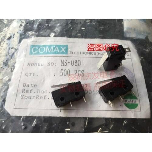 Original new 100% medium micro switch MS-080 3pin handle length 17mm straight handle contact switch