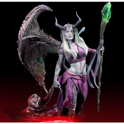 Self-assembled New Unassembled 1/24 ancient woman warrior Resin Figure Unpainted Model Kit