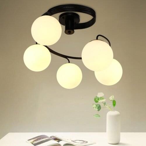 LED American country iron art chandeliers lighting European simple living room lamp european style lamp 90-220V 005