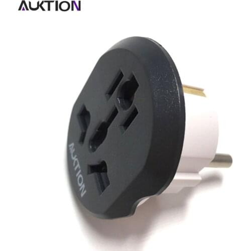 AUKTION Universal European EU Plug Adapter AU UK American US To EU Travel Adapter Electric Plug Power Charger Sockets Electrical