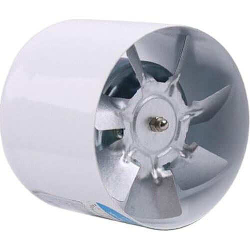 Pack 2 100mm 4'' Duct Fan Exhaust Vent Air Cooled Hydroponic Inline Blower