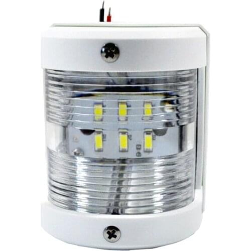 12V LED White Stern Navigation Light Marine Sailing Signal Lamp 2NM 135 Degree