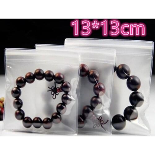 13*13cm Clear EVA Material Clear Anti-oxidation Jewelry Plastic Pack Bags For Event Zipper Lock Jewelry Resealable Poly Bag DHL