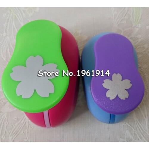 2pcs(2.5cm,1.6cm) sakura shape craft punch set Punch Craft Scrapbooking school Paper Puncher eva hole punch free shipping