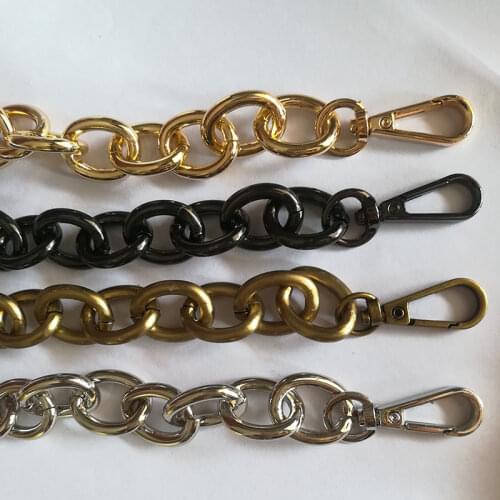 30cm Metal Purse Chain Strap Handbag Handles DIY Purse replacement For Shoulder Bag Straps Bag Chain Strap DIY Bag Accessories