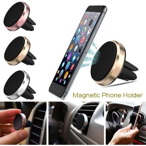 360 Magnetic Car Phone Holder Air Vent Mount for Iphone X XS MAX 8 7 6 Plus Mobile Phone Holder for Samsung Xiaomi Redmi Huawei