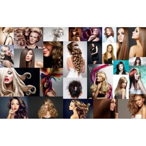 Customize 3d wall murals wallpaper Fashion braid For beauty salons Girl room photo wall paper Background wall