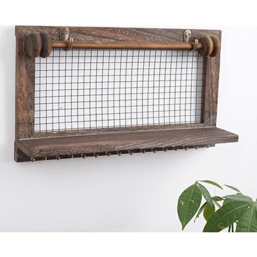 42x25cm Wooden Floating Shelf Book Shelf Wall Cabinet Loating Storage Rack Wall Cupboard Wall Frame Wall Shelf Organizer Holder
