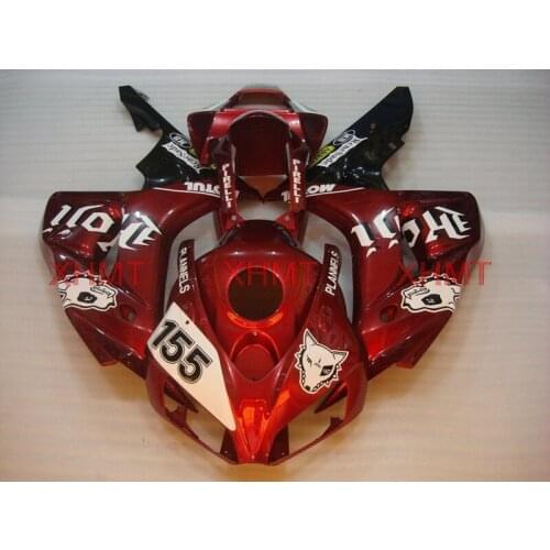For Honda Cbr1000 RR 2006 - 2007 Full Body Kits Fireblade 2006 Fairing Kits CBR1000 RR 07 Pearl Red Drog Fairing Kits