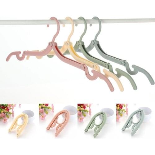 Travel Clothes Hanger Folding Drying Rack Portable Multifunction Magic Stretch Drying Rack Travel Home Wardrobe Storage Rack