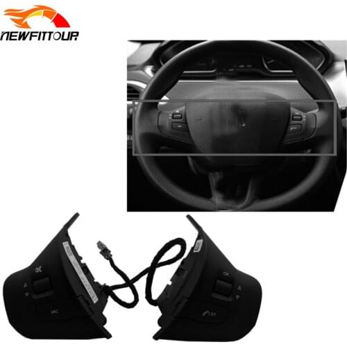 Steering Wheel Cruise Control Switch Button Steering Volume Wheel Buttons Switch Combination Switch for Peugeot 308S 2008 308