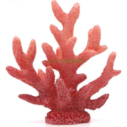 Coral Artificial Resin Coral Tree Aquarium Decoration Underwater Ornament Landscape