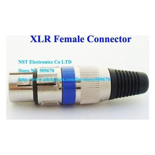 Microphone 3Pin Jack Speaker XLR Female Connector/Free Shipping/1PCS