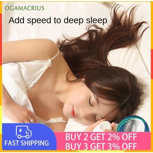Ogamacrius Microcurrent Sleep Holding Sleep Aid Instrument Pressure Relief Sleep Device Hypnosis instrument Massager and Relax