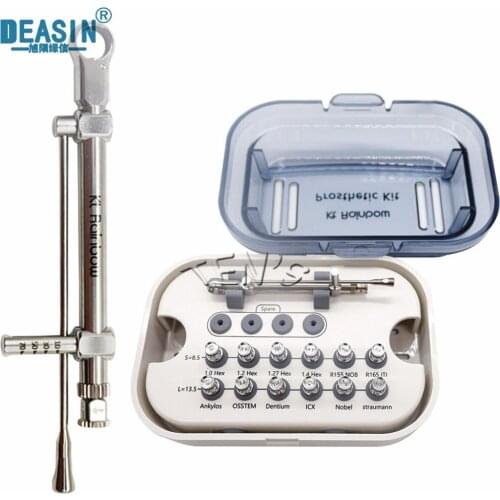 Dental Tooth Implantation Prosthetic Kit Universal Restoration Planting Repair Tool Box Implanting screwdriver Dental Materials