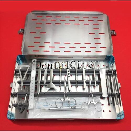 Ophthalmic surgical set Stainless steel Eye cosmetic and plastic instruments