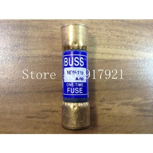 [ZOB] The United States Bussmann NON-1 1/2 BUSS FUSE 250V genuine original fuse tube --5PCS/LOT