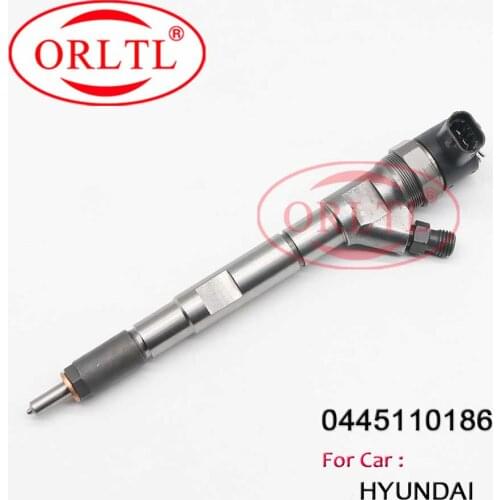 ORLTL 0 445 110 186 Common Rail Sprayer Injector 0445110186 (0445 110 186) For Hyundai Starex Libero Starex 2.5CRDi KIA Sorento