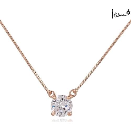 New Sale Brand TracysWing Necklace Genuine Austria Crystal Rose Gold Color Pendant necklace Zircon #RG61334Rose