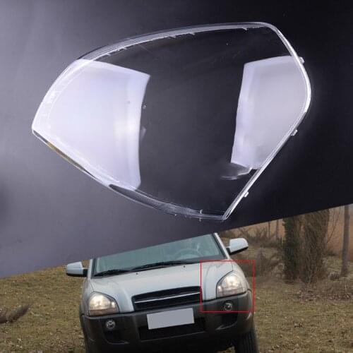 Front Left Clear Headlight Headlamp Lens Lenses Cover Fit for Hyundai Tucson 2005 2006 2007 2008 2009