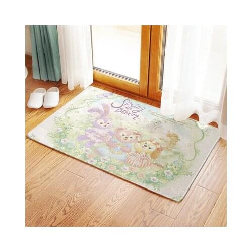 Disney StellaLou Duffy Anime Figures Cartoon Product Cosplay Accessories Customized Floor Mat Home Carpets Bedroom Rug Gifts