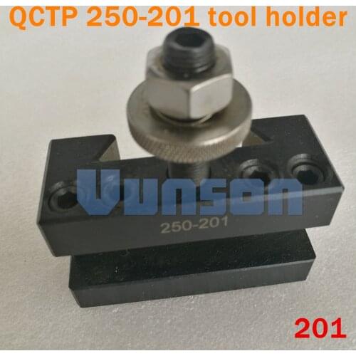 QCTP 250-201 Quick change tool holder turning and facing tool holder for lathe cutter cutting tool bits max. 5/8"