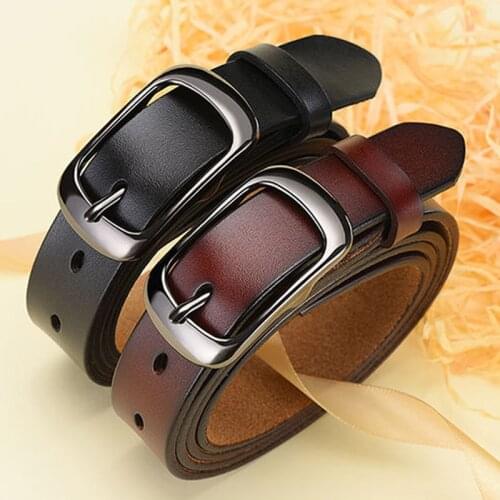 Cowhide ladies belt leisure all-match Korean leather belt women jeans belt women