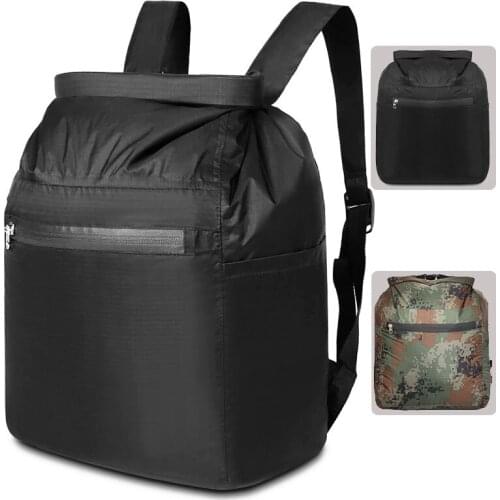 15L Unisex Lightweight Outdoor Backpack Waterproof Portable Foldable Outdoor Camping Hiking Travel Daypack Leisure Sport Bags