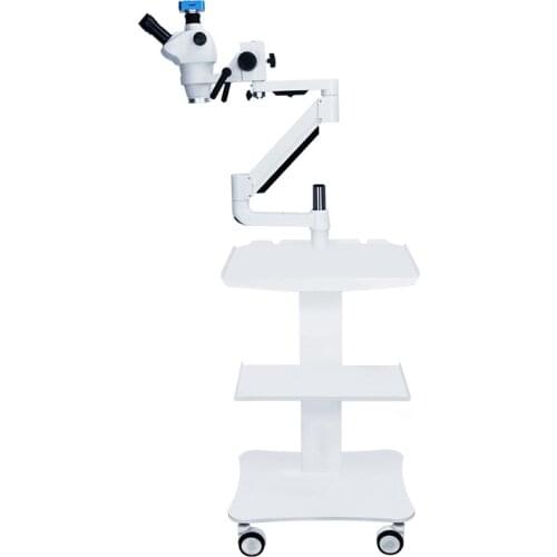 Dental Lab Equipment Hd Surgical Operation Root Canal Treatment Digital Camera Usb Dental Oral Surgical Microscope with Cart