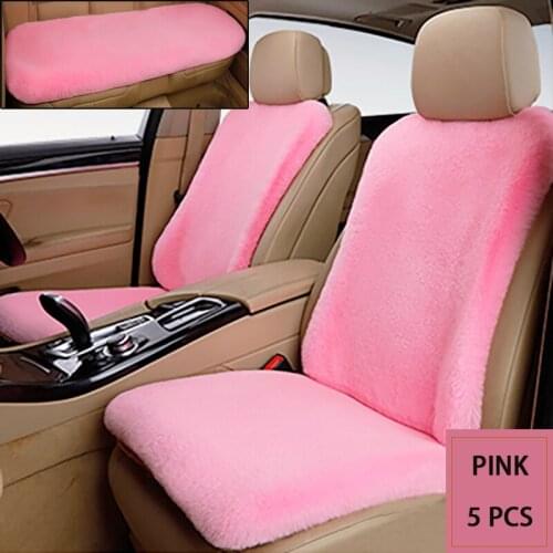 Universal Car Seat Covers Plush imitation rabbit fur car seat cover car interior cover car cushion car accessories