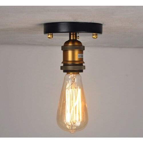 Vintage Led Ceiling Lights Loft Industrial Metal Ceiling Lighting Living Room Kitchen Hanging Lamp Bar Stair Light Fixtures E27