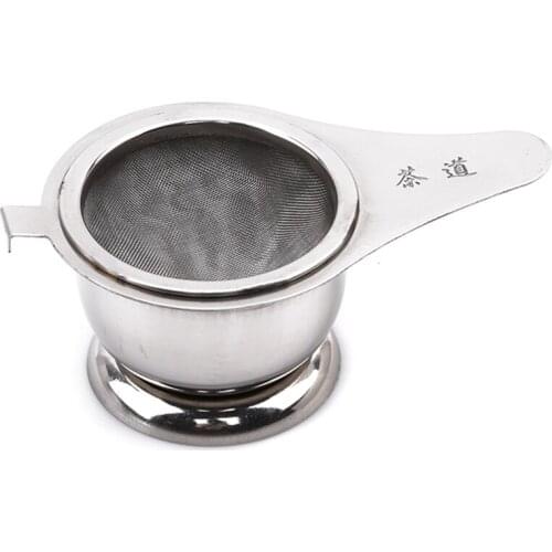 2pc/Set Mesh Tea Infuser Reusable Tea Strainer Teapot Stainless Steel Loose Tea Leaf Spice Filter Drinkware Kitchen Accessories