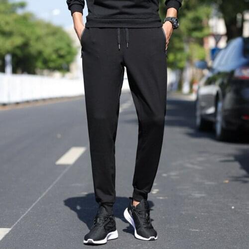 MRMT 2021 Brand Mens Trousers Loose Large-size Casual Pants for Male Warm Pure Cotton Trouser