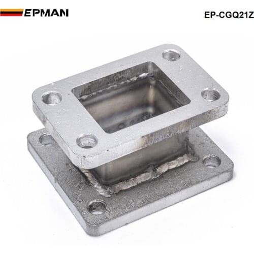 Cast Iron T3 to T4 Turbo Charger Turbo Manifold Flange Adapter Conversion EP-CGQ21Z