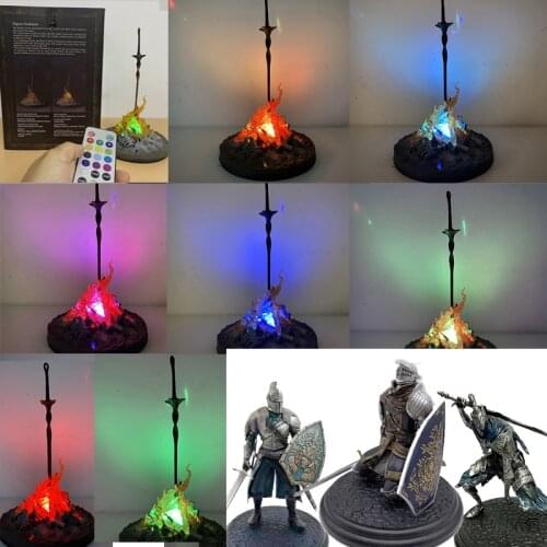 Dark Souls Dark Souls Figure Black Faraam Knight Collectible Model Toy Hot Game Doll Sculpt Faraam The Abysswalker Statues Gift