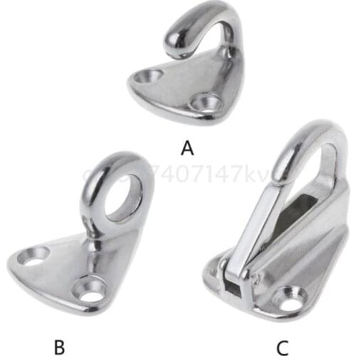 Stainless Steel Fending Hooks Fender Spring Hook Snap Attach Rope Boat Sail Tug Ship Marine Hardware Boats Accessories